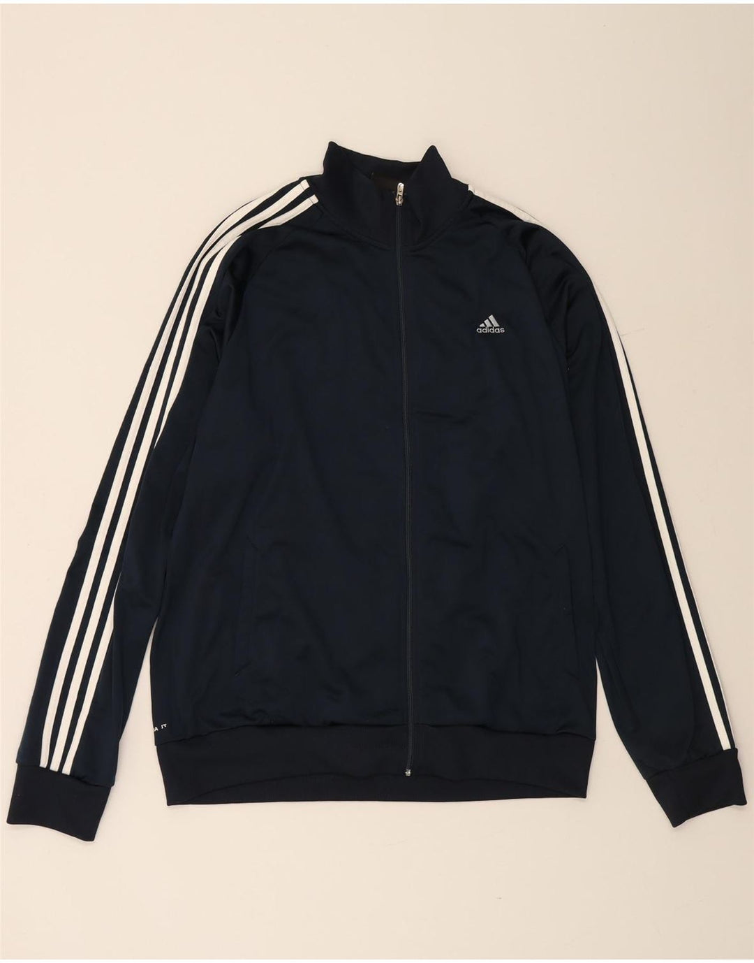 Jachetă de trening Climalite ADIDAS pentru bărbați, XL, poliester bleumarin