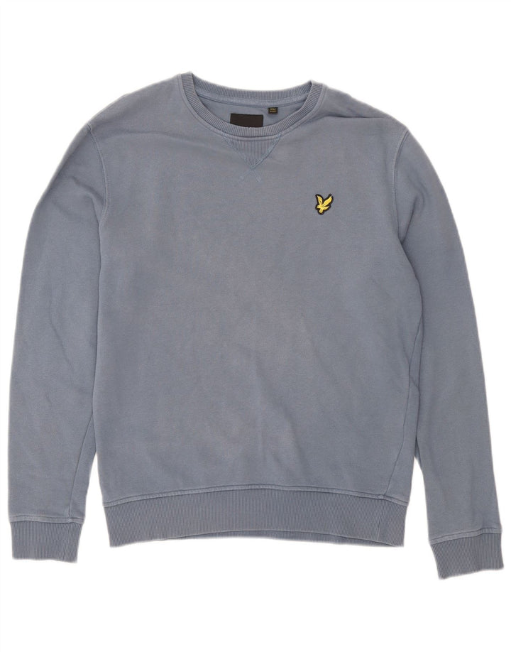 Pulover pentru bărbați Lyle & Scott Pulover XS Bumbac albastru