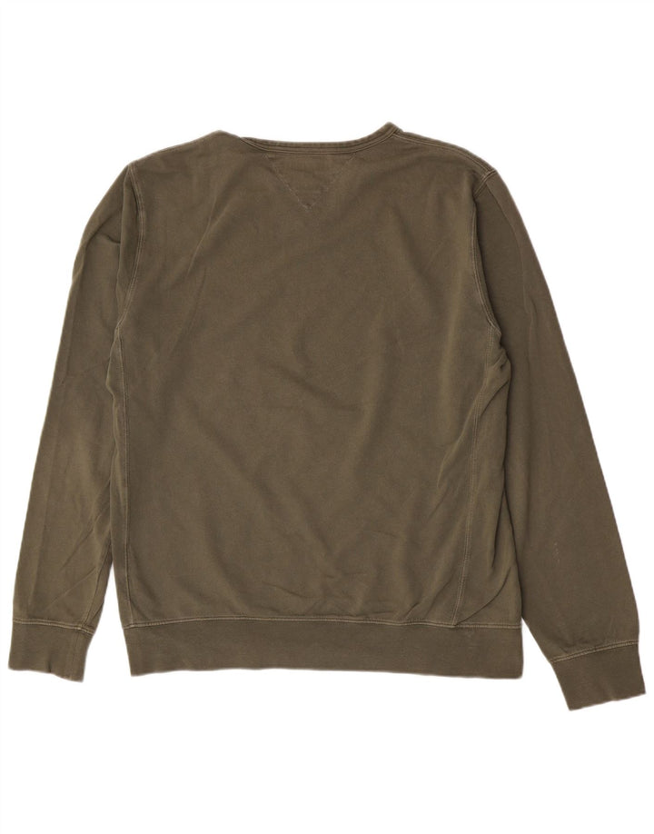 Pulover pentru bărbați Tommy Hilfiger Pulover XL Kaki Bumbac