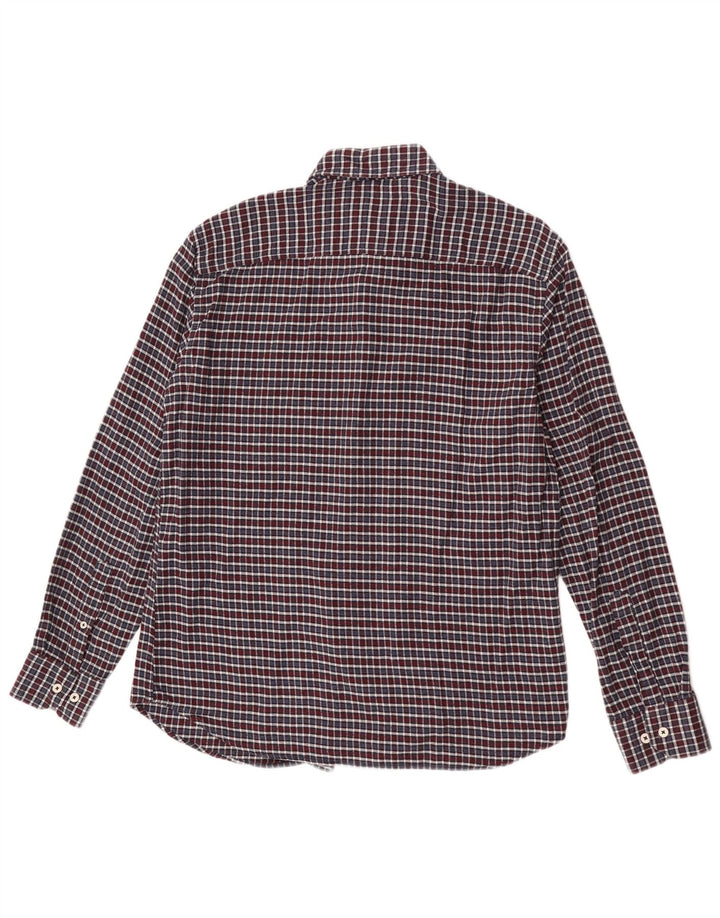 Cămașă Vintage pentru bărbați cu carouri de flanel, mare, multicolor, din bumbac