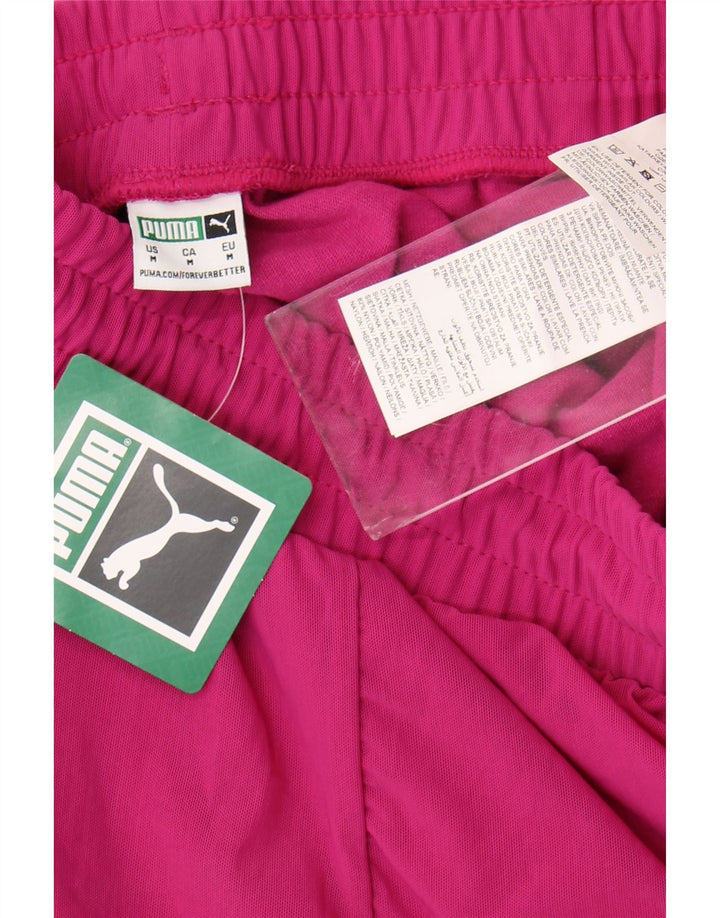 Pantaloni scurti sport Puma pentru femei UK 14 Medium Pink Nylon