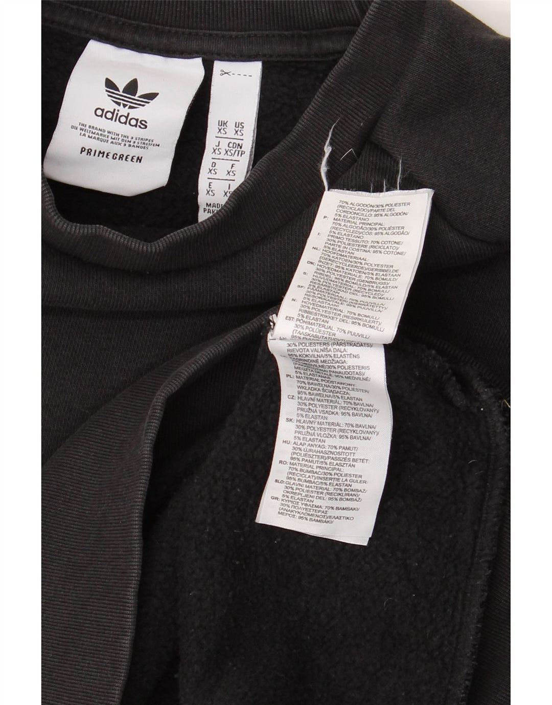 Hanorac pentru bărbați ADIDAS Jumper XS bumbac negru