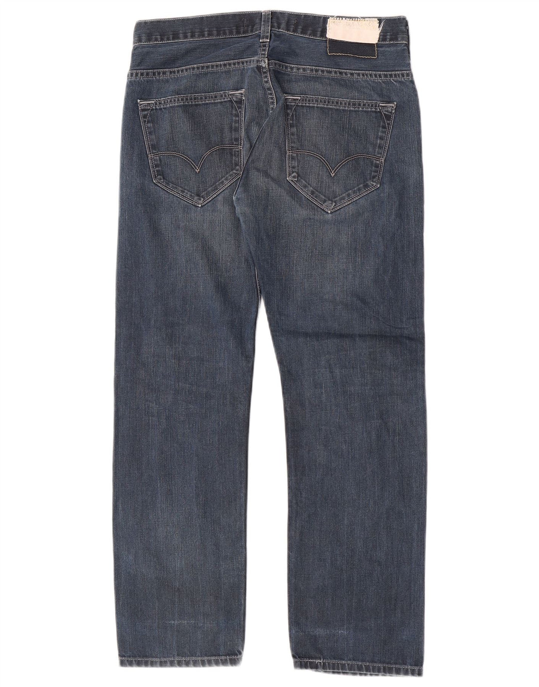Blugi drepti pentru bărbați Levi's 504 W32 L27 Bumbac albastru