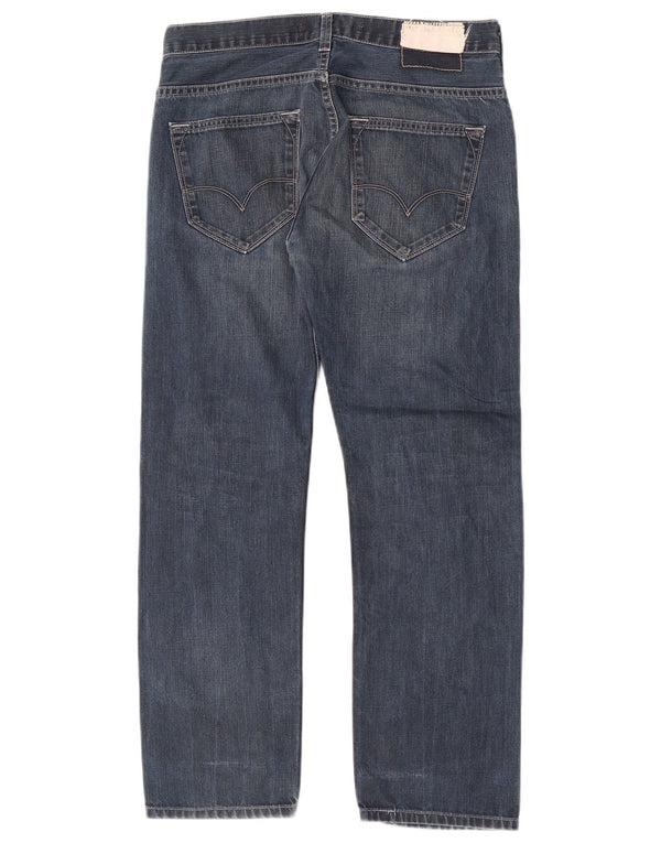 Blugi drepti pentru bărbați Levi's 504 W32 L27 Bumbac albastru