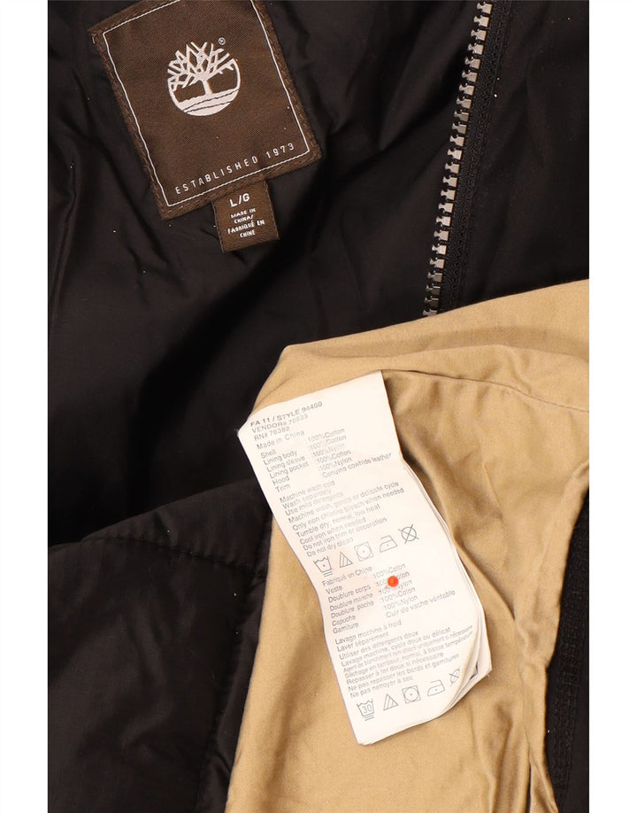 Jachetă Timberland pentru bărbați, UK 40, mare, negru, bumbac