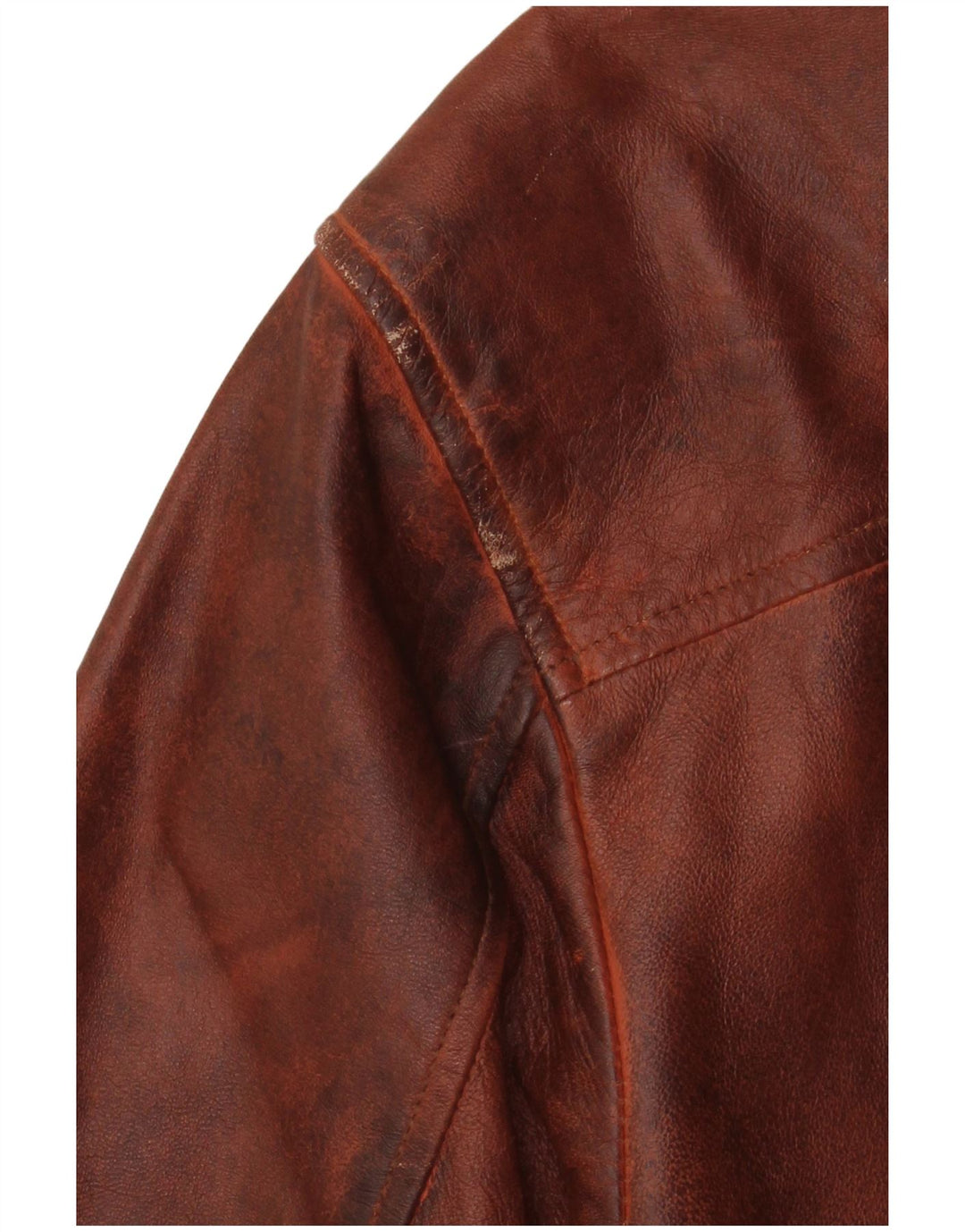 Vintage Femei UK 18 XL Piele maro
