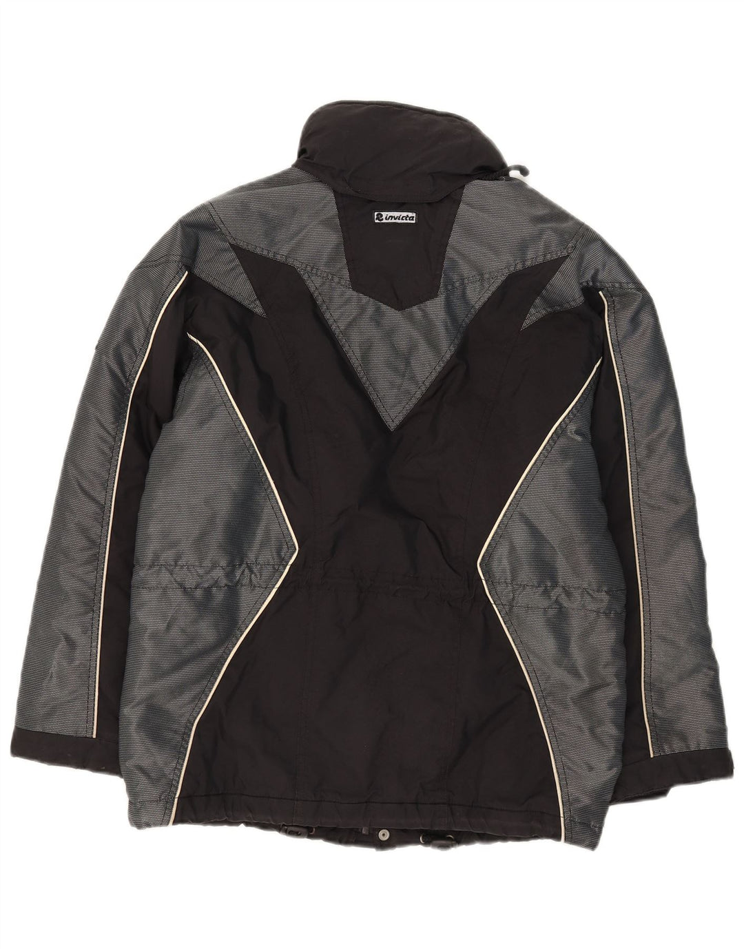 Jachetă Windbreaker cu grafică pentru femei Invicta UK 14, mare, negru, colorblock