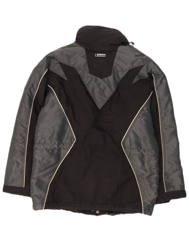 Jachetă Windbreaker cu grafică pentru femei Invicta UK 14, mare, negru, colorblock