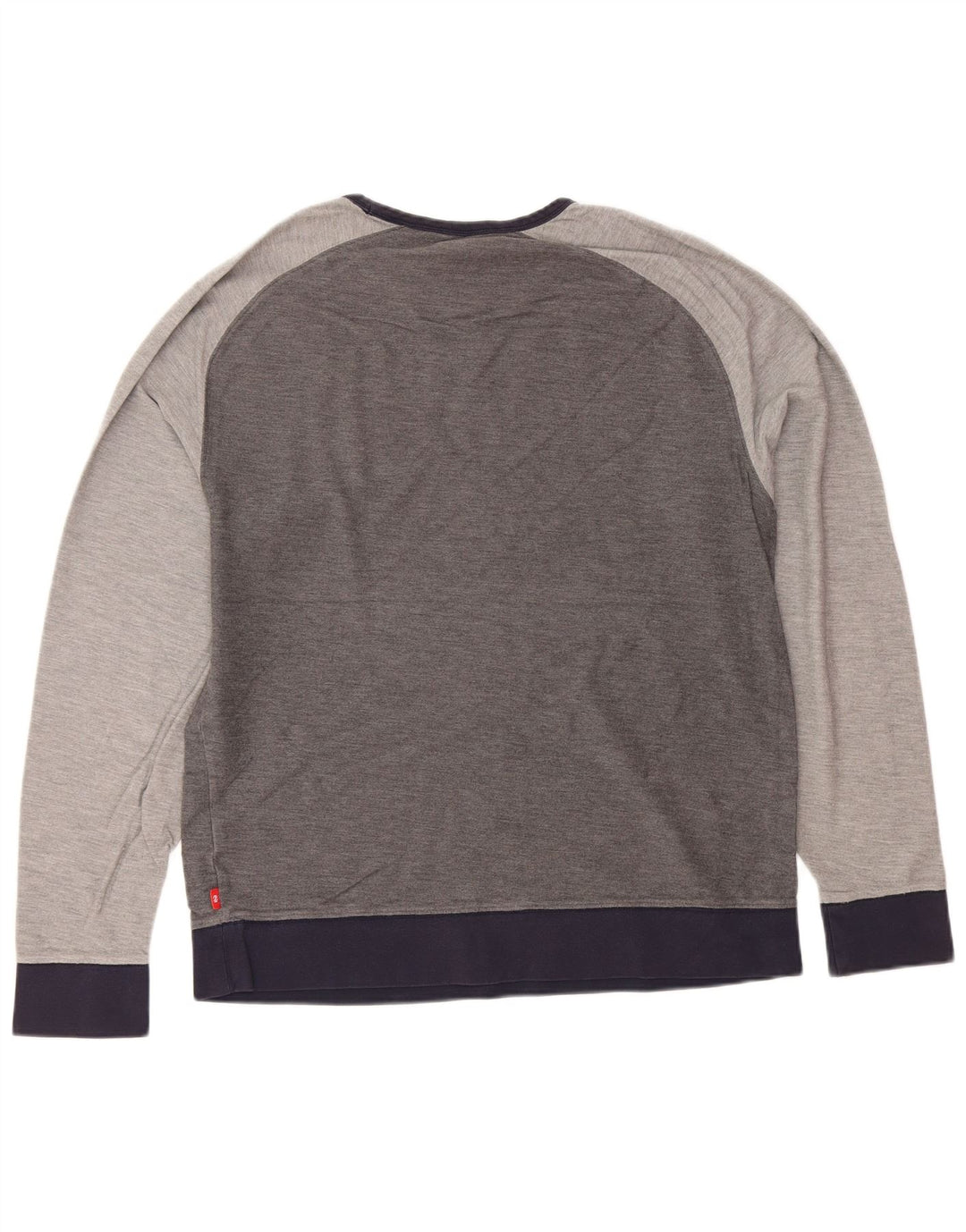 Pulover IZOD pentru bărbați, bumbac color bloc, gri mediu