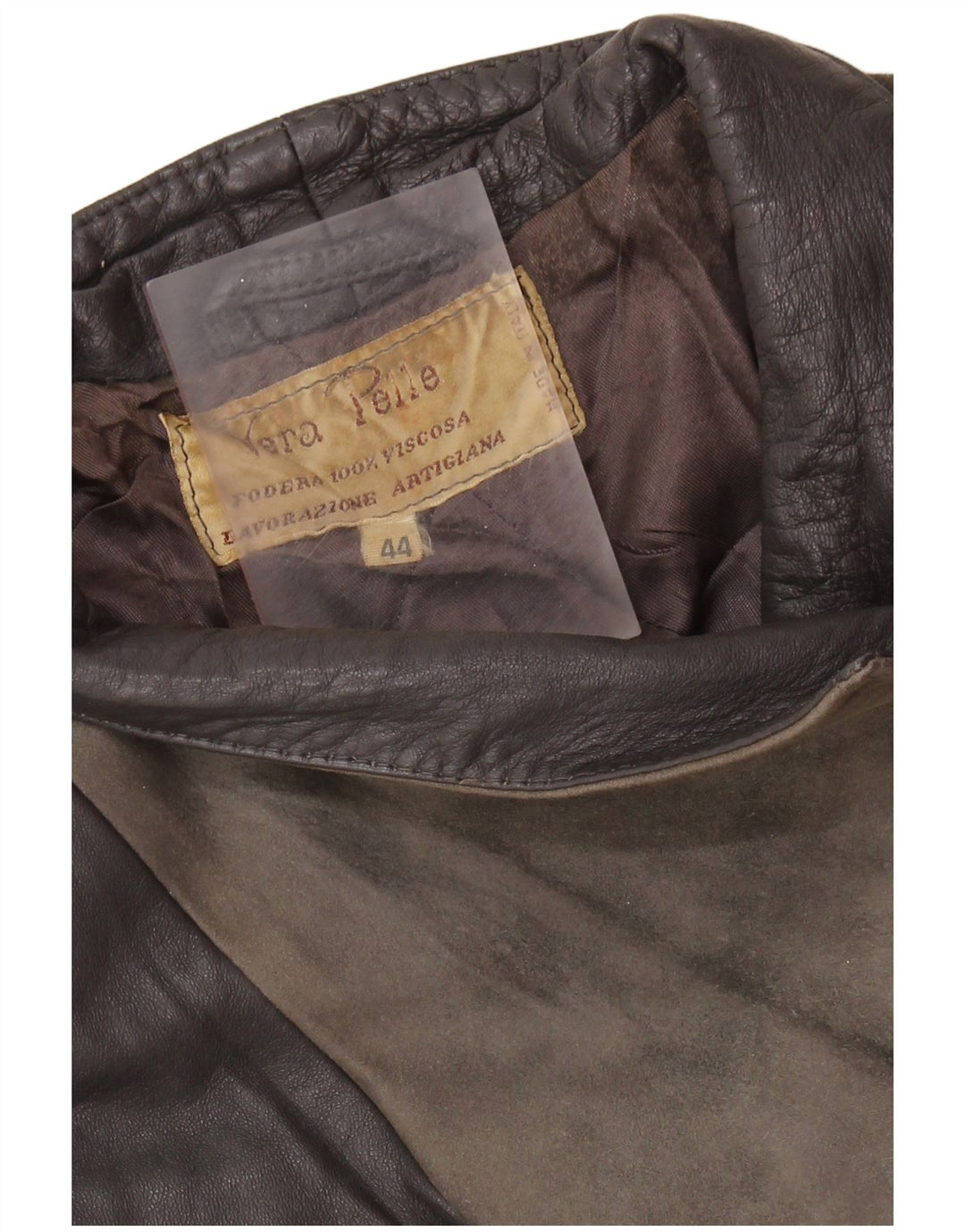 Jachetă Lavorazione Artigiana pentru femei IT 44 Medium Gri Colorblock Piele