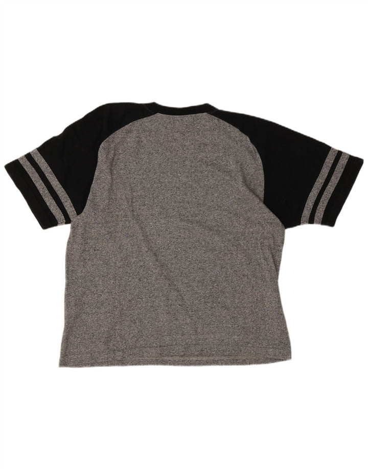 Tricou pentru bărbați Champion Top mare gri Colorblock