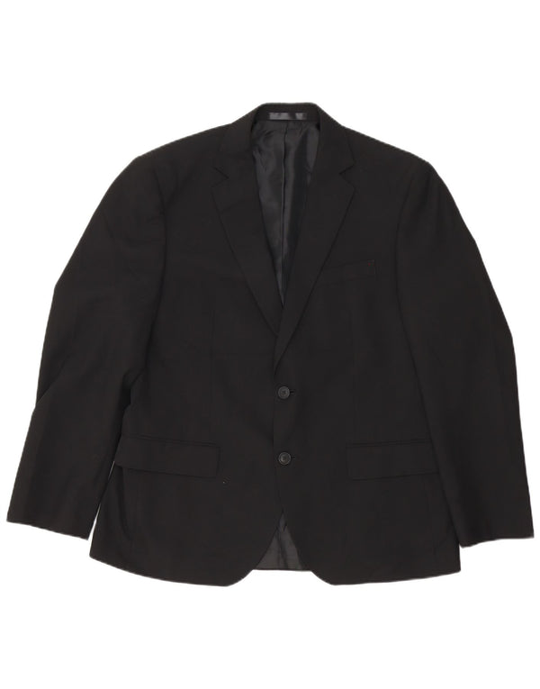 Jachetă pentru bărbați Marks & Spencer, scurtă, cu 2 nasturi, UK 40 Medium Black