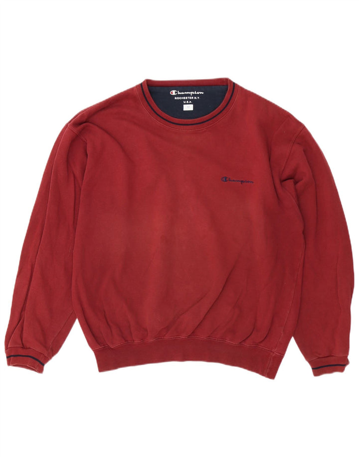 Pulover pentru bărbați Champion Pulover Medium Burgundy Bumbac
