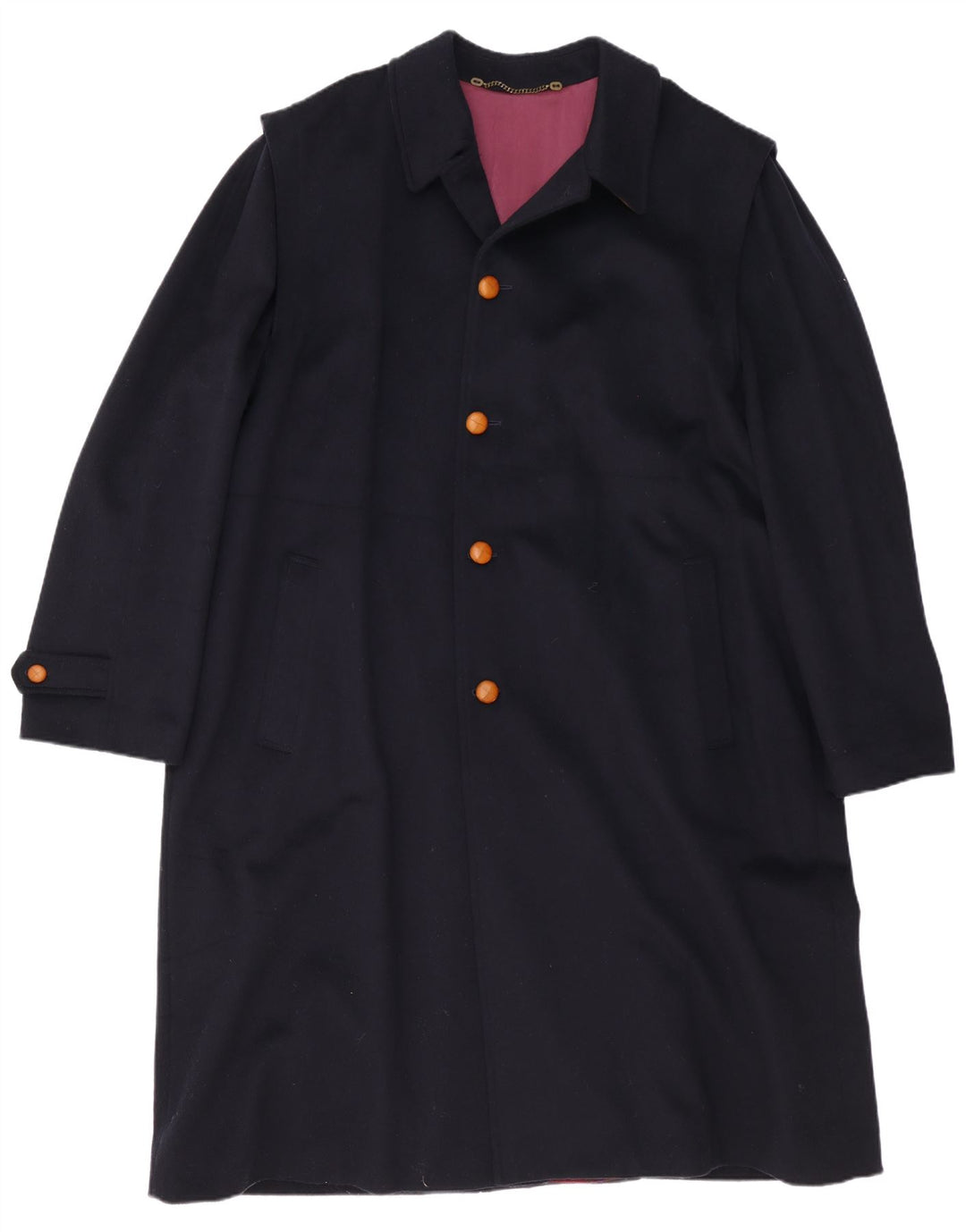 Pardesiu vintage pentru bărbați UK 44 2XL bleumarin