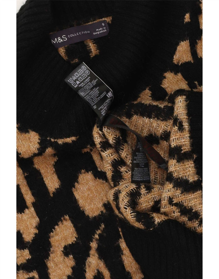 Pulover cu gât țestoasă pentru femei Marks & Spencer UK 10 Mic Negru