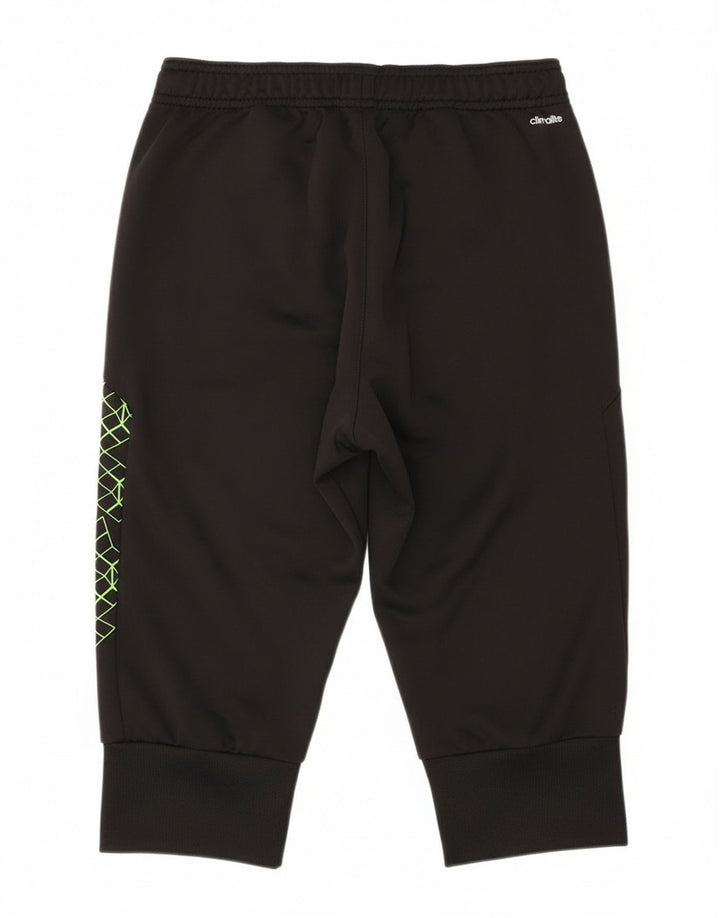 Pantaloni scurți sport adidas Climalite Bermuda pentru bărbați, poliester negru mic