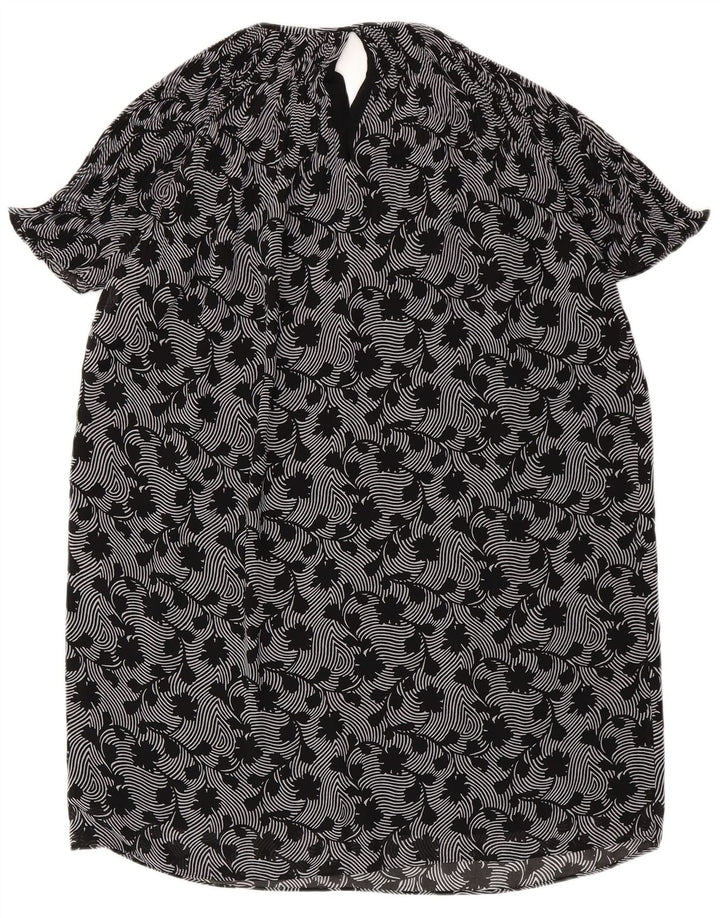 MICHAEL KORS Rochie oversized Shift pentru femei UK 14 Medium Black Floral