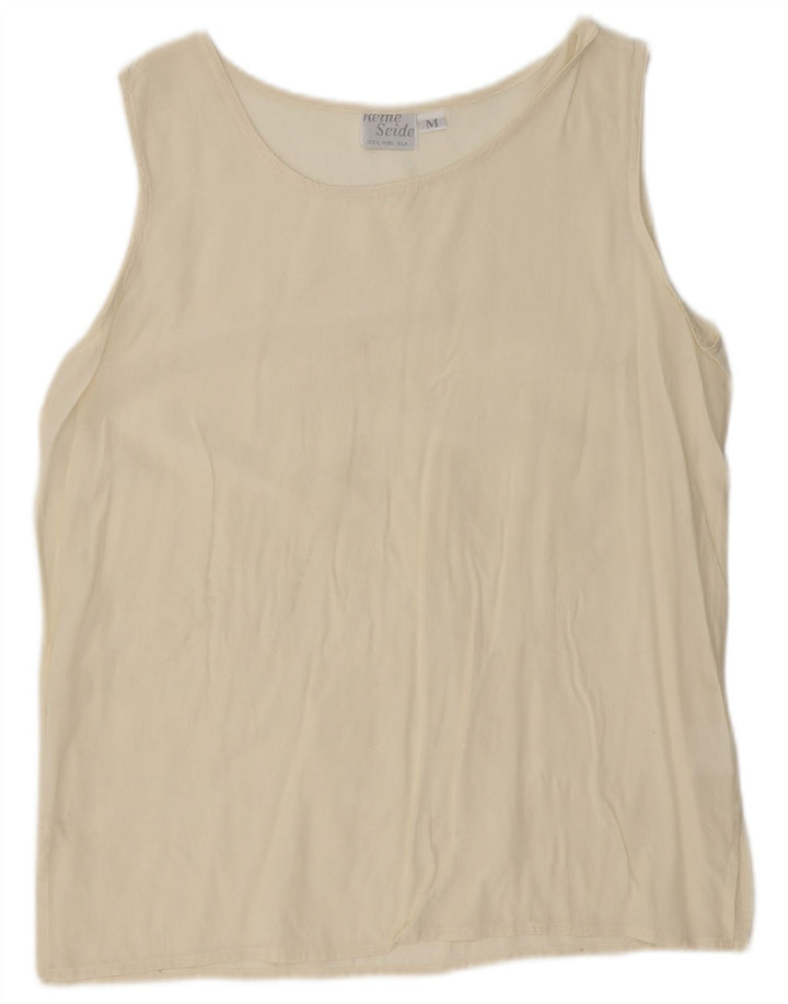 Vestă Reine Seide pentru femei UK 14 Medium Beige Mătase