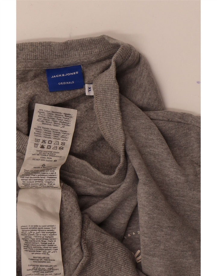Pulover Jack & Jones pentru bărbați, XL, bumbac cu pete gri
