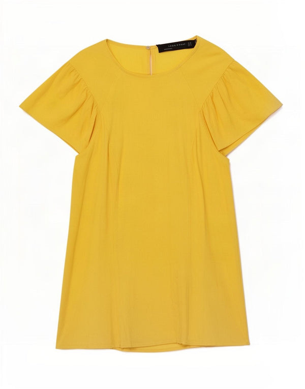 Bluză pentru femei Zara UK 10 Small Yellow