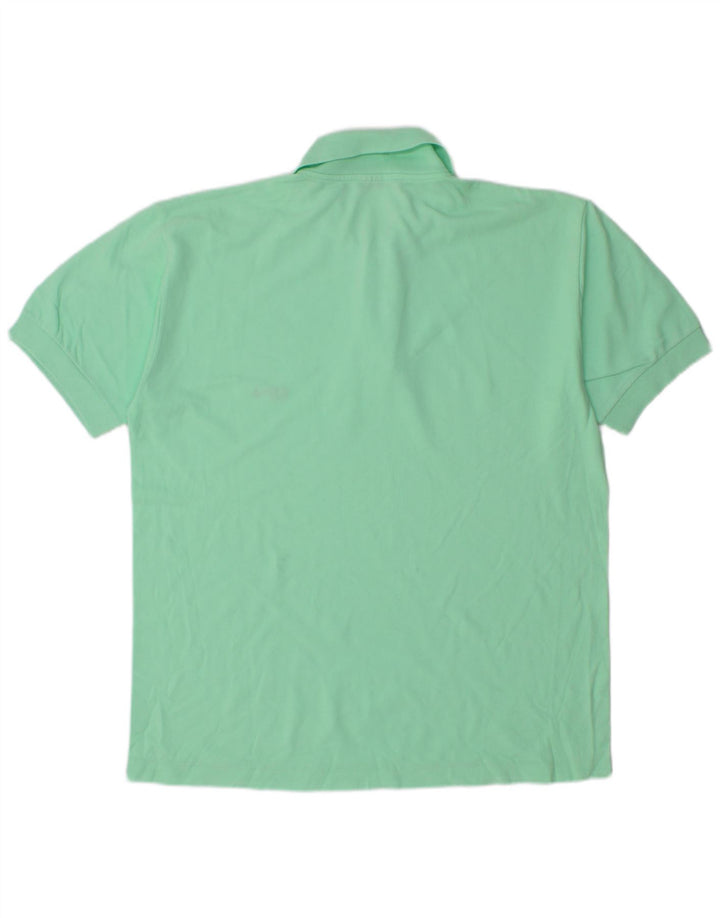 Tricou polo vintage pentru bărbați, verde mediu