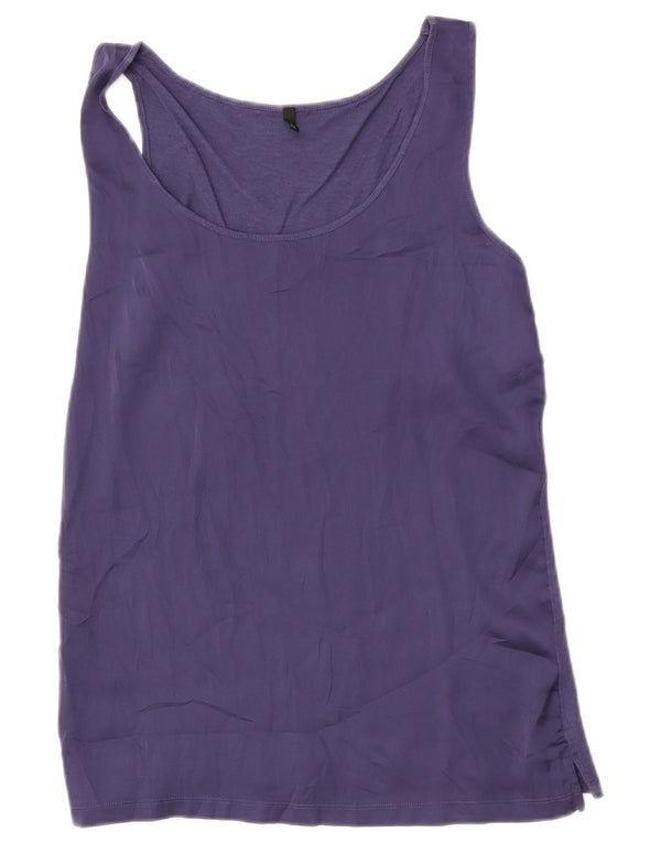 Vestă Benetton pentru femei UK 12 Poliester violet mediu