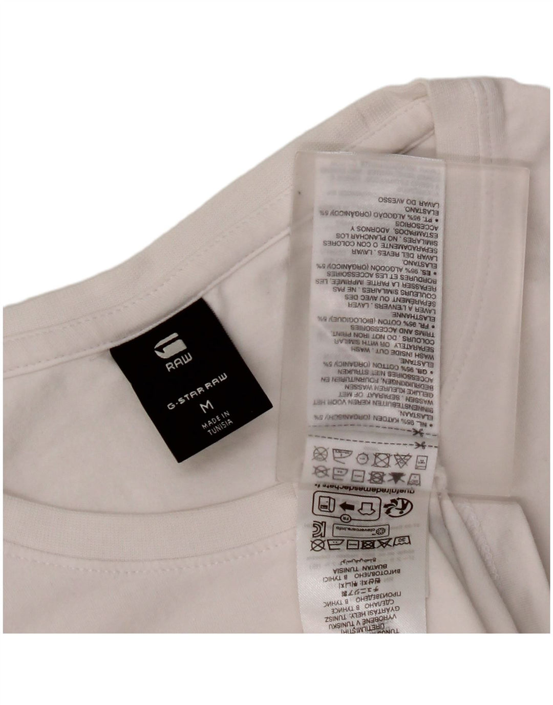 Tricou Bărbați G-Star Top Medium Alb Bumbac