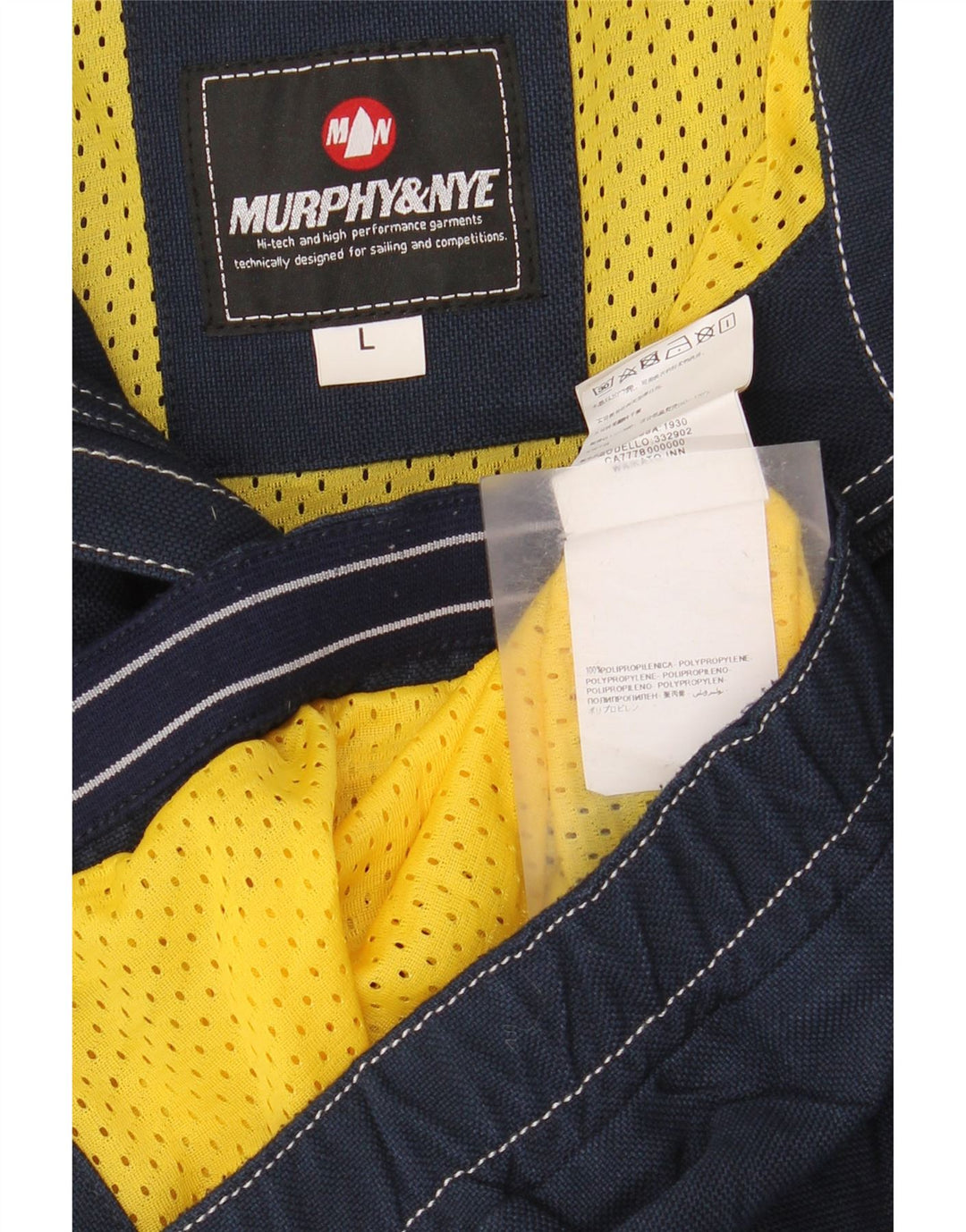 Murphy & Nye Bomber Jacket pentru bărbați UK 40 mare, albastru, polipropilenă