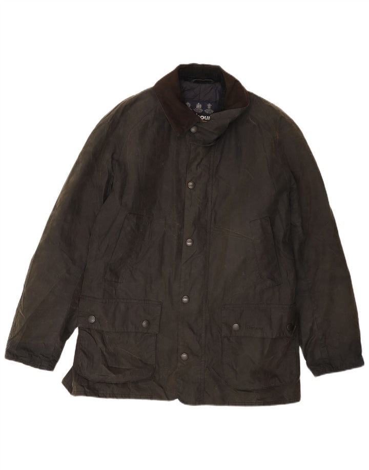Jachetă pentru bărbați Barbour din bumbac cerat UK 38 Medium Gri Bumbac Clasic