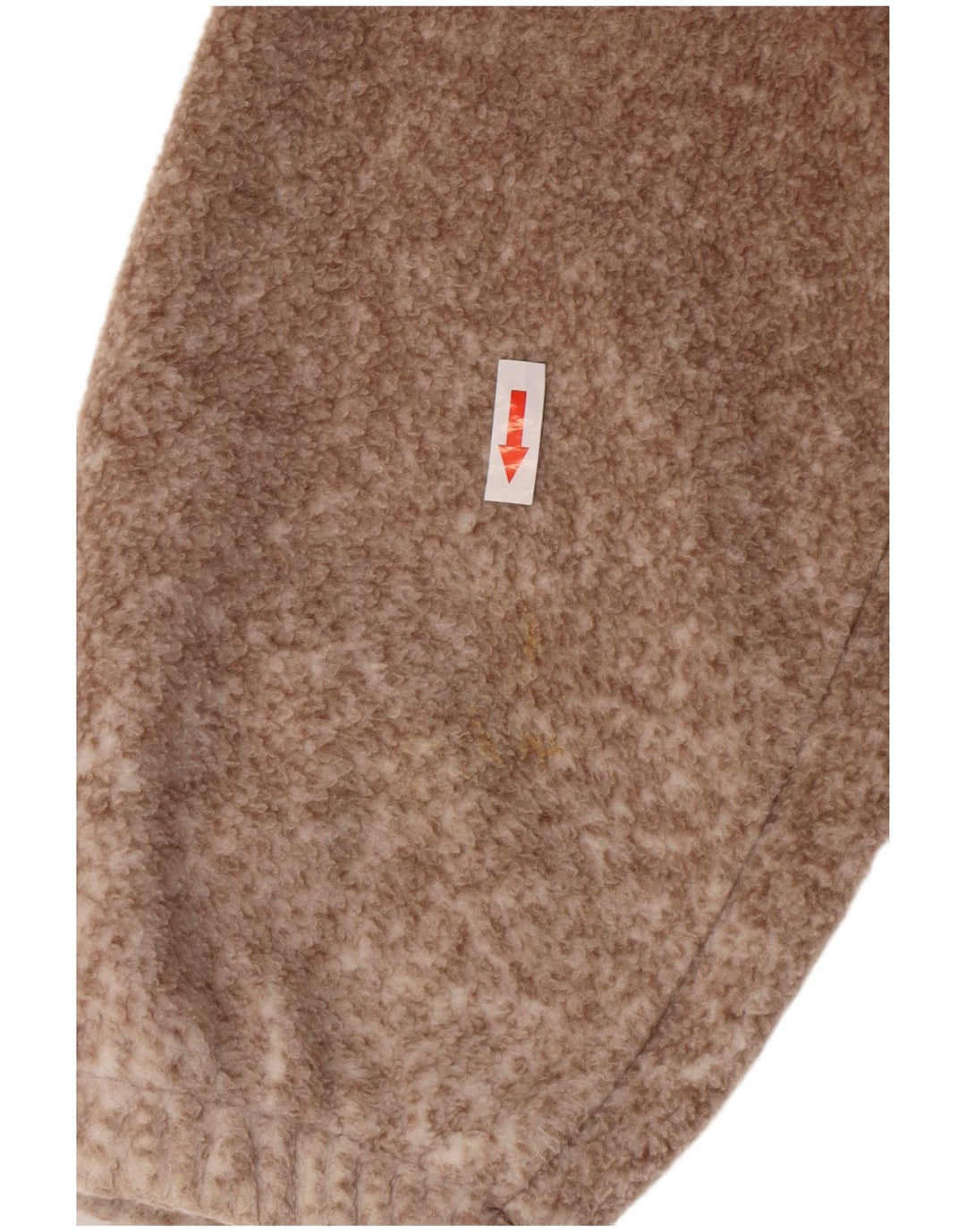 Jachetă vintage pentru bărbați Wolf Graphic Fleece UK 38 Medium Brown Flecked