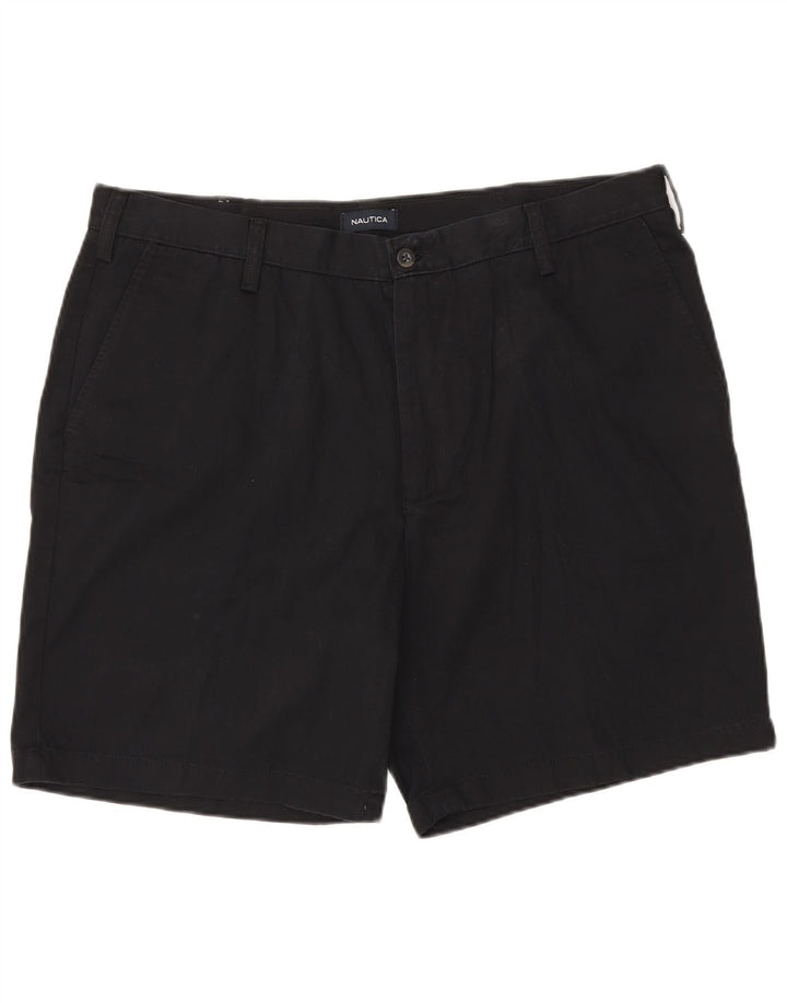 Pantaloni scurți chino pentru bărbați NAUTICA W40 XL bumbac negru