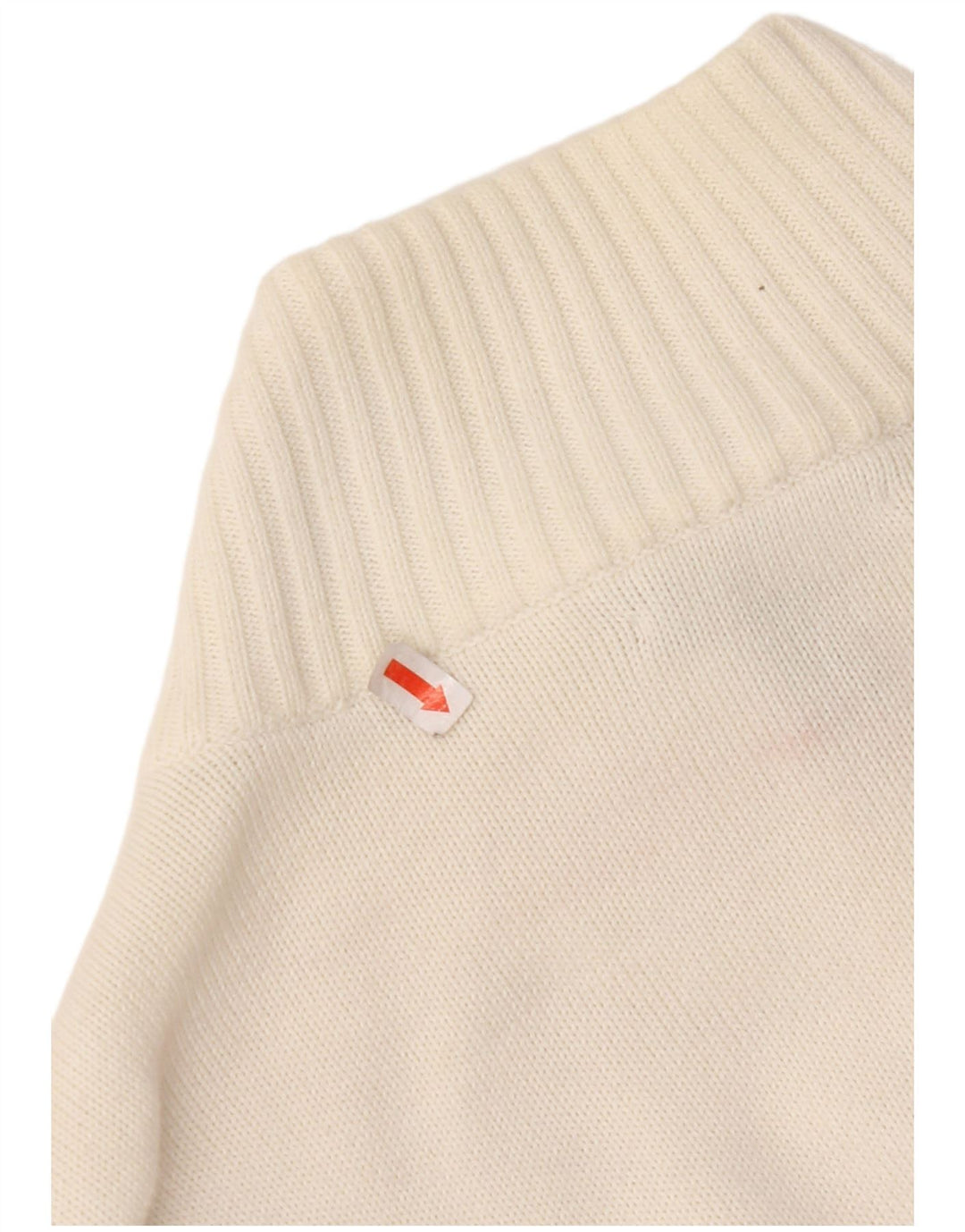 Pulover cardigan pentru femei TOMMY HILFIGER UK 20 2XL Bumbac alb