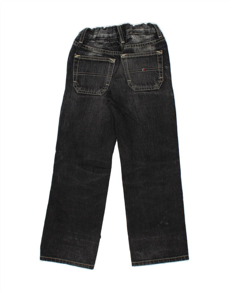 TOMMY HILFIGER Boys Straight Jeans 5-6 Years W21 L21 Black Vintage Tommy Hilfiger and Second-Hand Tommy Hilfiger from Messina Hembry 