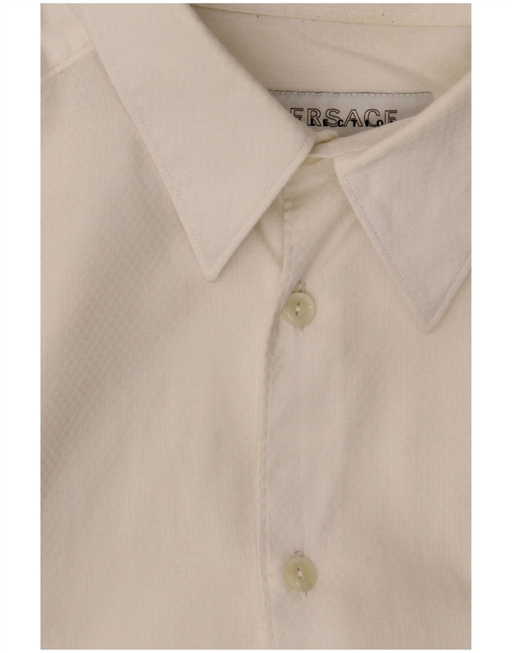 Cămașă Versace pentru bărbați Mărimea 41 16 Bumbac alb mare