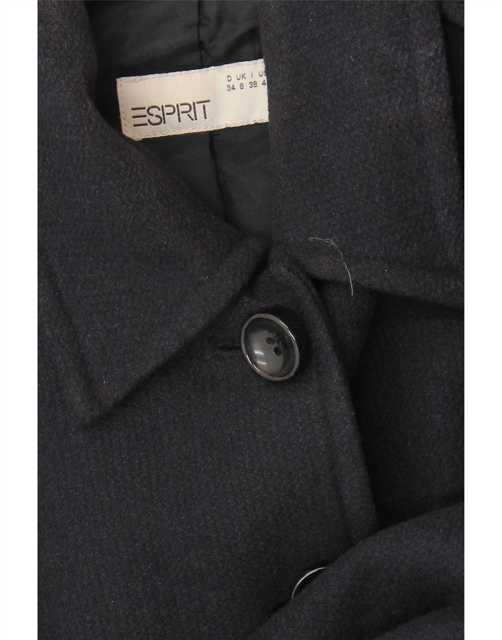 Pardesiu pentru femei Esprit UK 8 mic din bumbac bleumarin