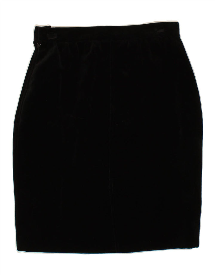 ROCCOBAROCCO Womens Pencil Skirt IT 42 Medium W26 Black Cotton Vintage Roccobarocco and Second-Hand Roccobarocco from Messina Hembry 