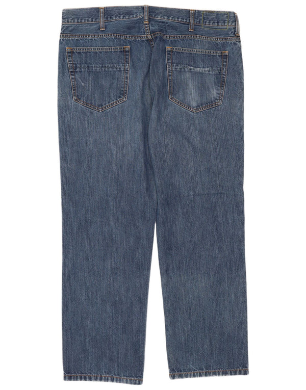 Blugi Dkny Bărbați Drepți W38 L30 Bumbac Albastru