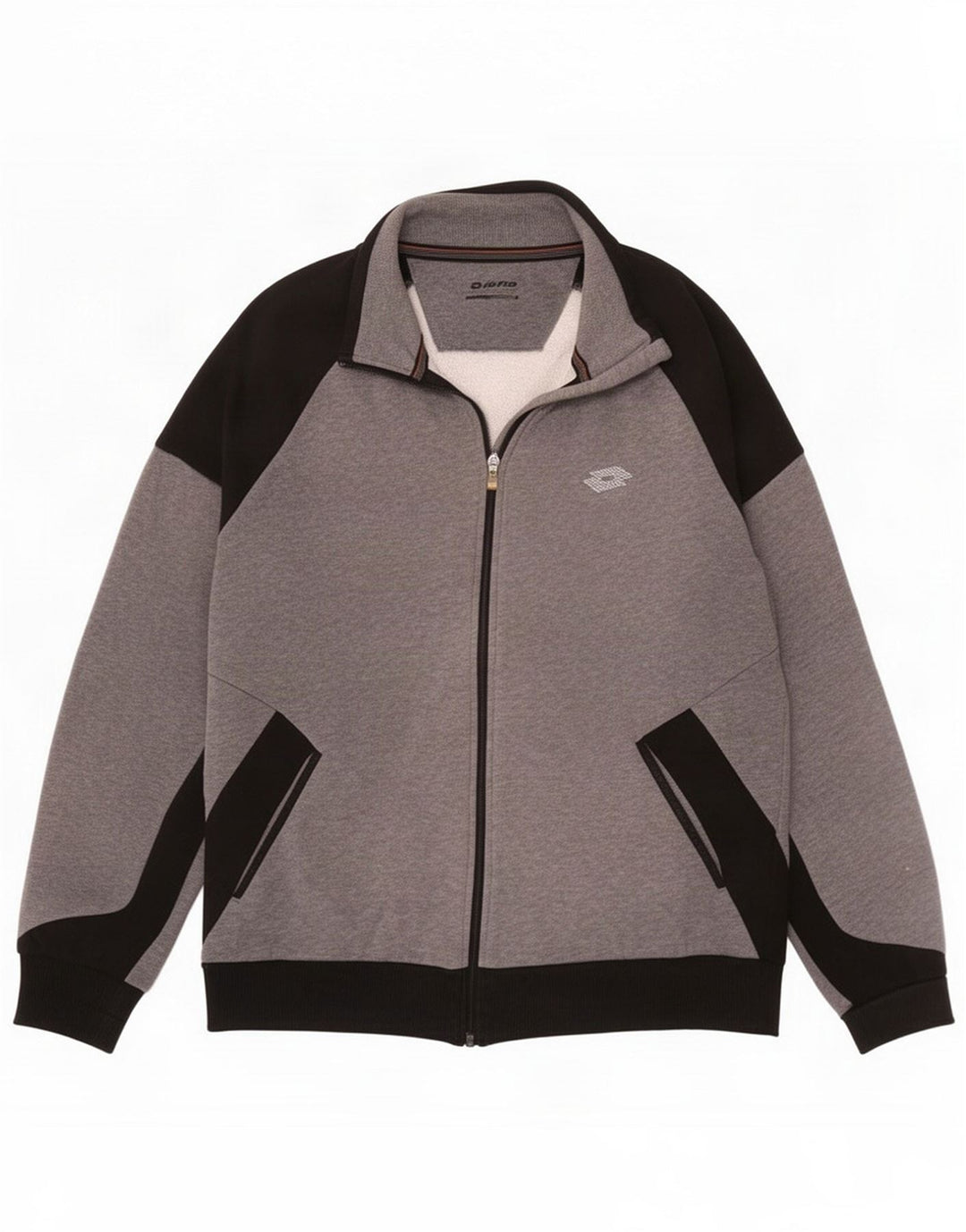 Lotto Mens Trening Top Jacket Medium Gri Colorblock