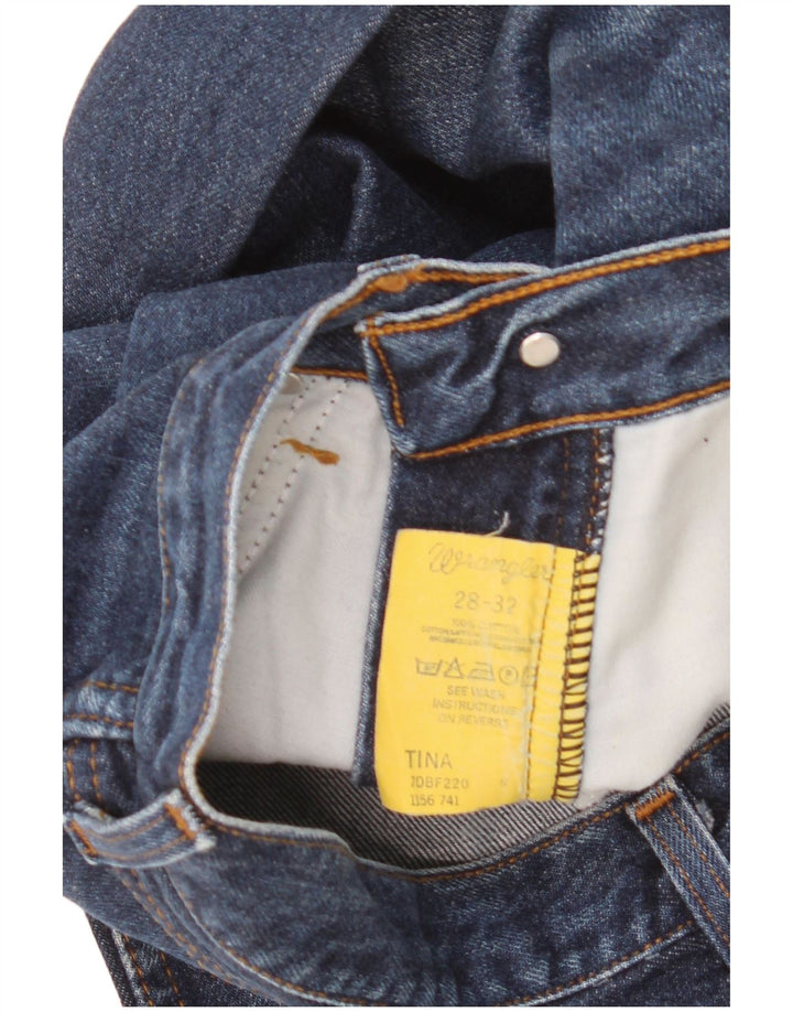 Blugi pentru bărbați Bootcut Wrangler W28 L32 Bumbac bleumarin