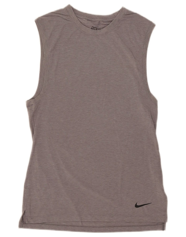 Vestă Nike Dri Fit pentru femei UK 10 Small Gri Poliester
