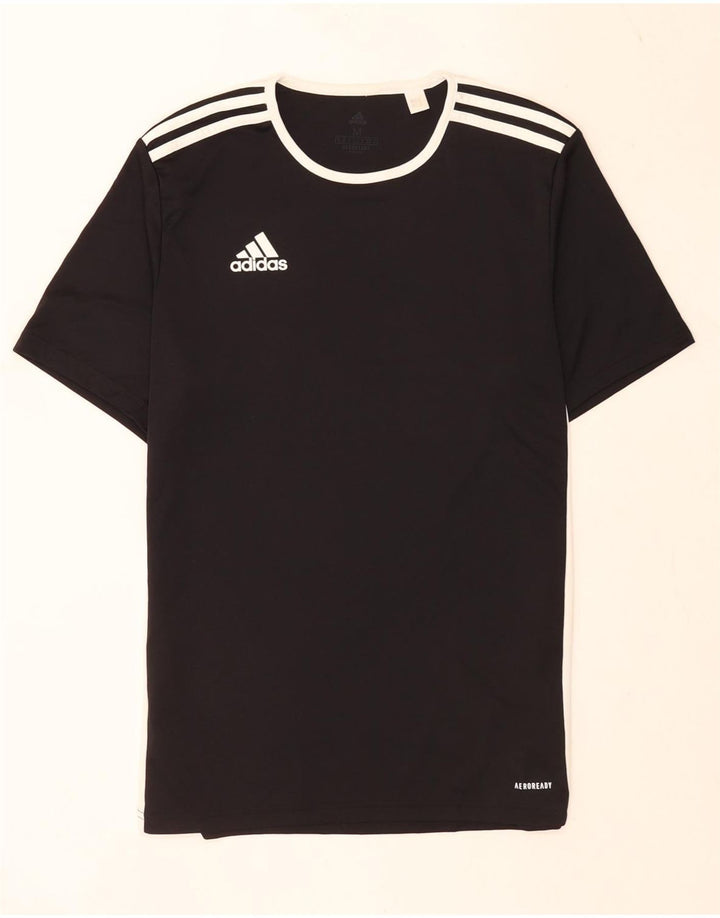 Tricou pentru bărbați Adidas Aeroready Top Mediu Poliester Negru