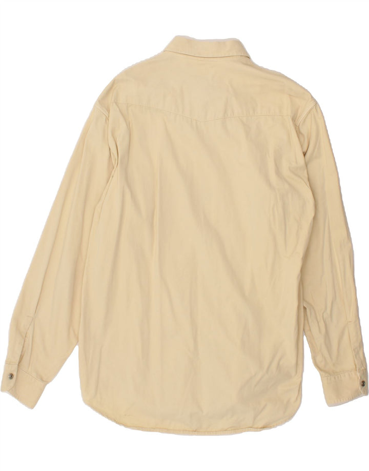 BASE 92 Mens Shirt XL Yellow Cotton Vintage Base 92 and Second-Hand Base 92 from Messina Hembry 