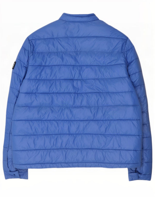 Jachetă căptușită pentru bărbați Dkny UK 44 2XL Blue Nylon