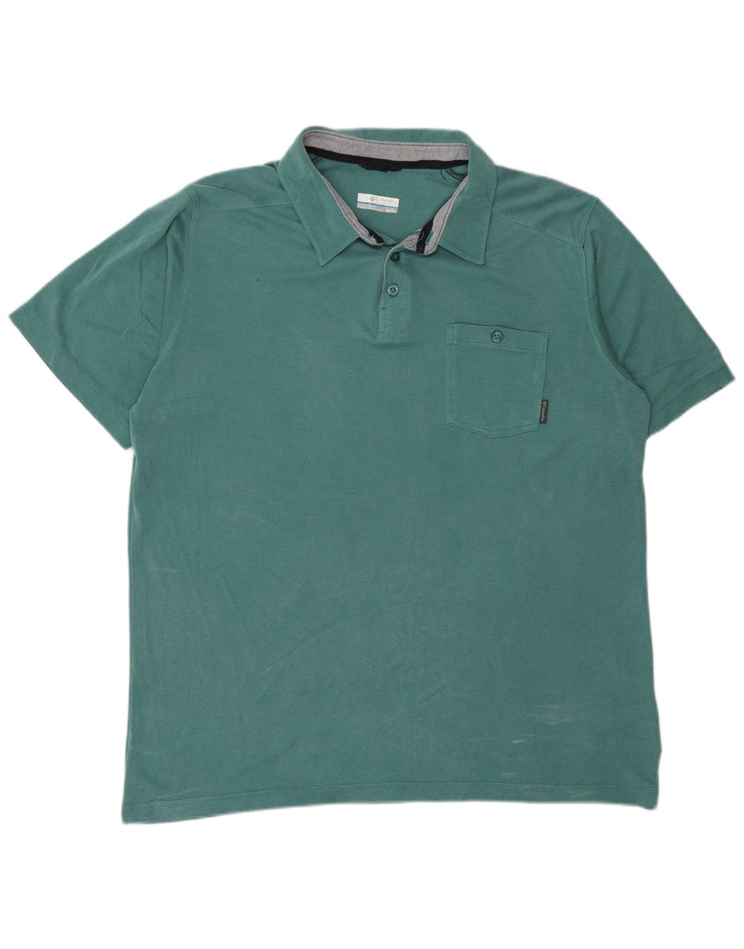 Tricou polo Columbia pentru bărbați XL, verde, modal