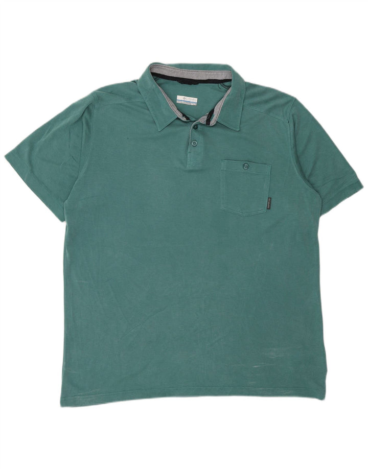 Tricou polo Columbia pentru bărbați XL, verde, modal
