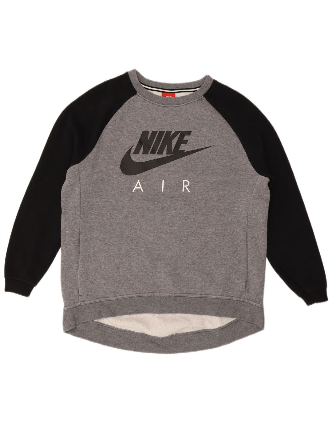 Hanorac grafic pentru bărbați Nike Pulover mare, gri, bloc de culoare