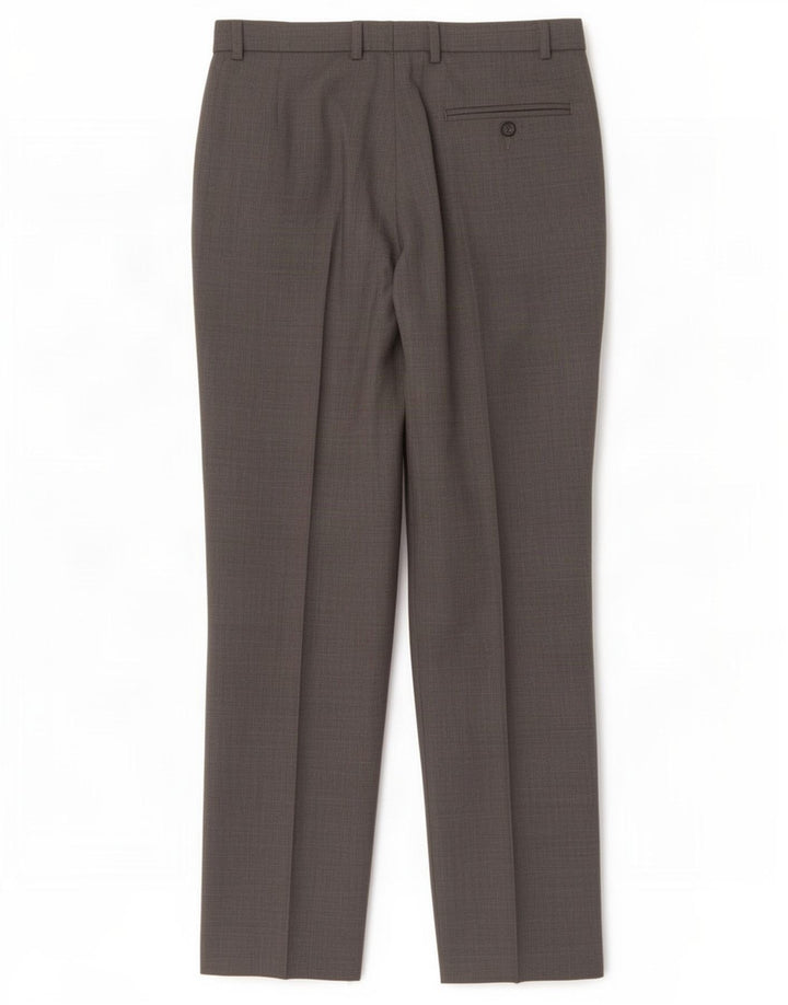Pantaloni de costum pentru bărbați Marks & Spencer L32 L29 Gri poliester