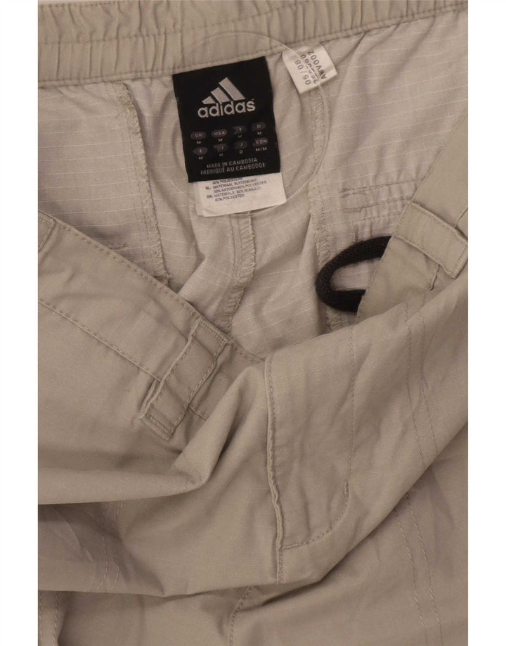 Pantaloni scurți Adidas pentru bărbați Cargo Bermuda Medium W32 Bej Bumbac