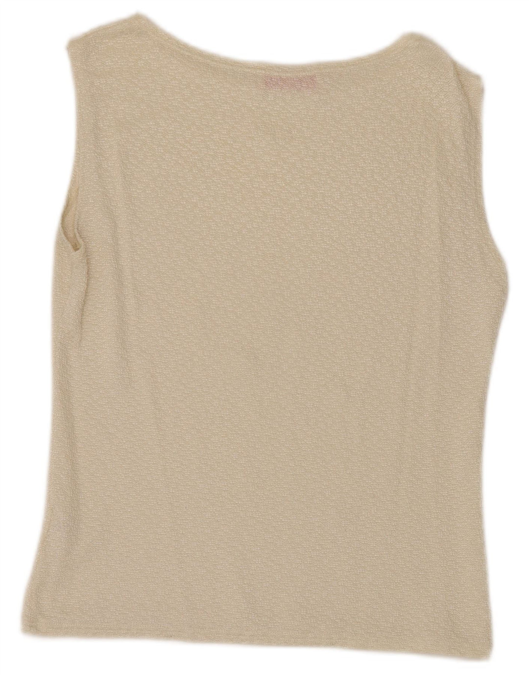 EMANUEL UNGARO Bluză fără mâneci pentru femei UK 12 Medium Off White