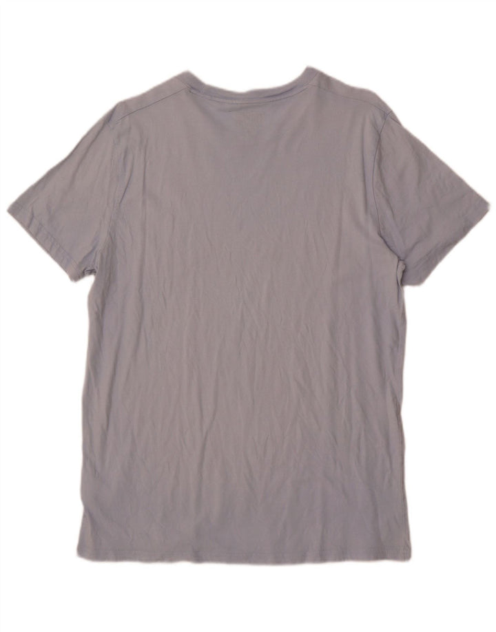 Tricou Hollister pentru bărbați Top mare din bumbac albastru